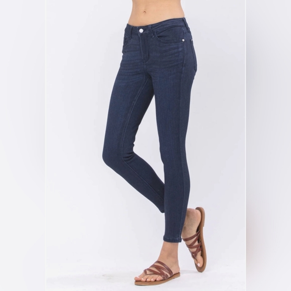 Forever 21 Low Rise Skinny Straight Leg Skinny Jeans Size 24 Indigo Blue - Picture 7 of 11